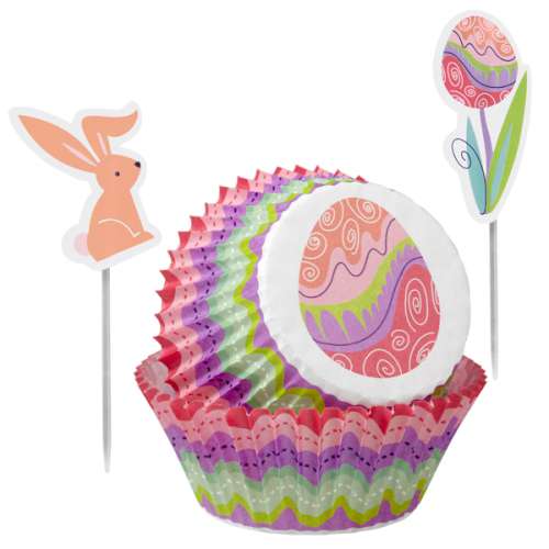 Peek a Boo Bunny Cupcake Combo - Click Image to Close